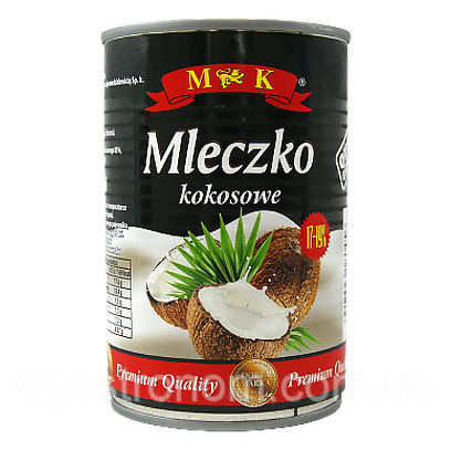 Кокосове молоко MK Kokosowe Mleczko 400ml 12шт/ящ (Код: 00-00002990)
