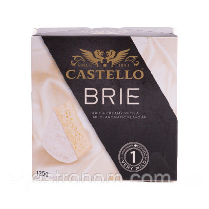 Сир Брі Кастелло Brie Castello 125g 12шт/ящ (Код: 00-00001264)