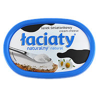 Крем-сир натуральна Лаціата Łaciaty 135g 12шт/ящ (Код: 00-00003551)