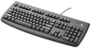 Клавіатура провідна PS/2 Logitech Deluxe D250