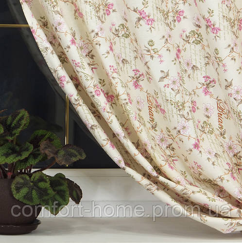 Купить Комплект штор в стиле Прованс Provense Rose, 170*135 см (2 шт ...