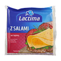 Сир тостовий салямі Лактіма Lactima 130g 10шт/ящ (Код: 00-00003446)