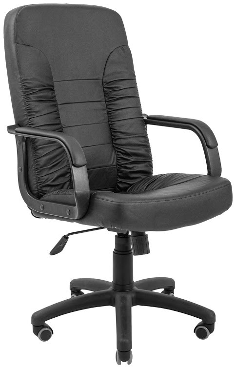 Крісло офісне Техас пластик підлокітники рич механізм Tilt шкірозамінник Флай-2230 (Richman ТМ)