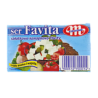 Сир фета фавіта 18% Млековіта Mlekovita favita 270g 24шт/ящ (Код: 00-00001354)