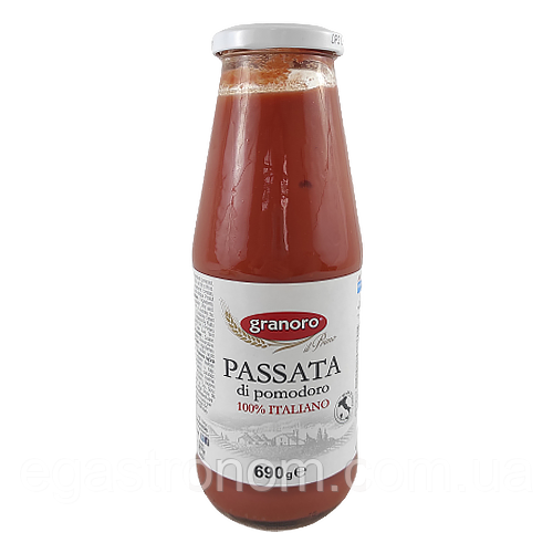 Томатна паста (рідка) Граноро Granoro passata 690g 12шт/ящ (Код: 00-00004079)