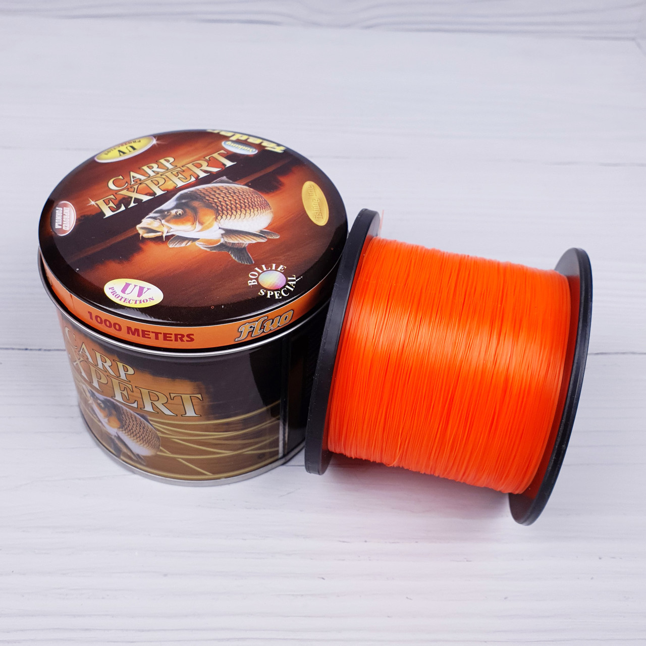 Волосінь для риболовлі на коропа Carp Expert Fluo Orange 1000м 0.40мм