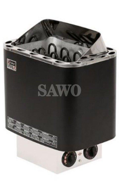 Електрокам'янка для лазні та сауни Sawo Nordex NR-90NB Black (9 кВт, до 14 м3, вбудований пульт), Електрокам'янки, Фінляндія, 8-15