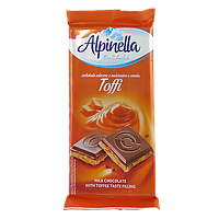 Шоколад тоффі Альпінелла Alpinella toffi 90g 19шт/ящ (Код: 00-00003432)