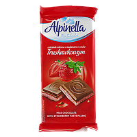Шоколад полуниця Альпінелла Alpinella truskawkowa 90g 19шт/ящ (Код: 00-00003431)