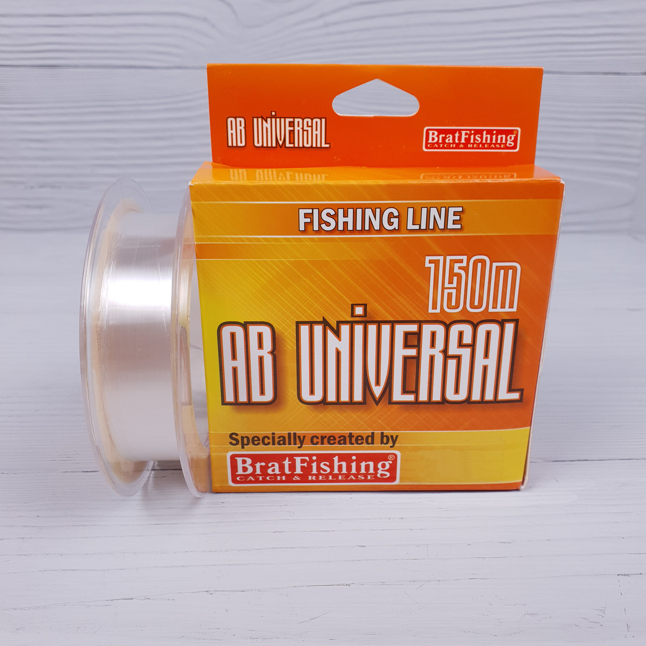 Волосінь для риболовлі на коропа Ab Universal 150м 0.22мм, фото 1