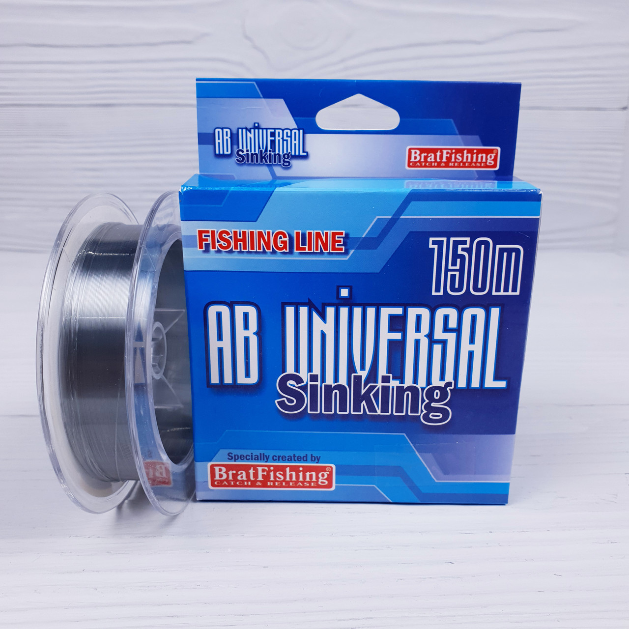 Волосінь для риболовлі на коропа Ab Universal Sinking 150м 0.18мм, фото 1