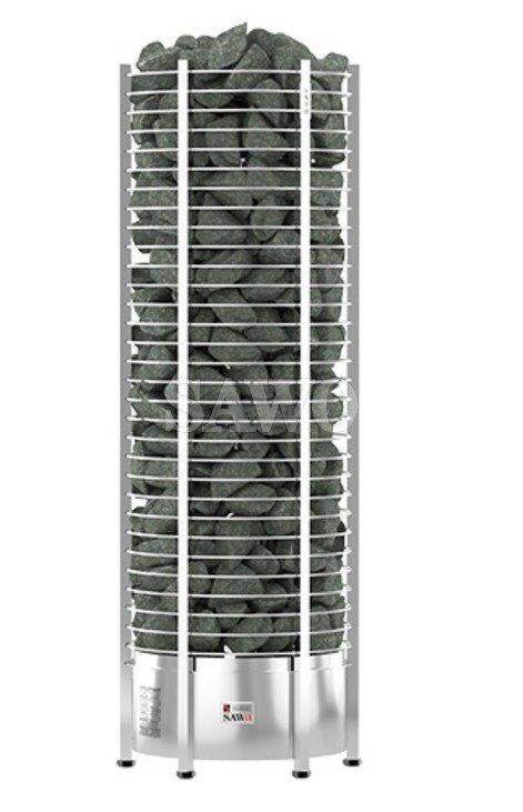 Електрокам'янка для лазні та Сайн Sawo Tower Round TH9-120N (12 кВт, до 20 м3, з виносним пультом), Електрокам'янки, Фінляндія,