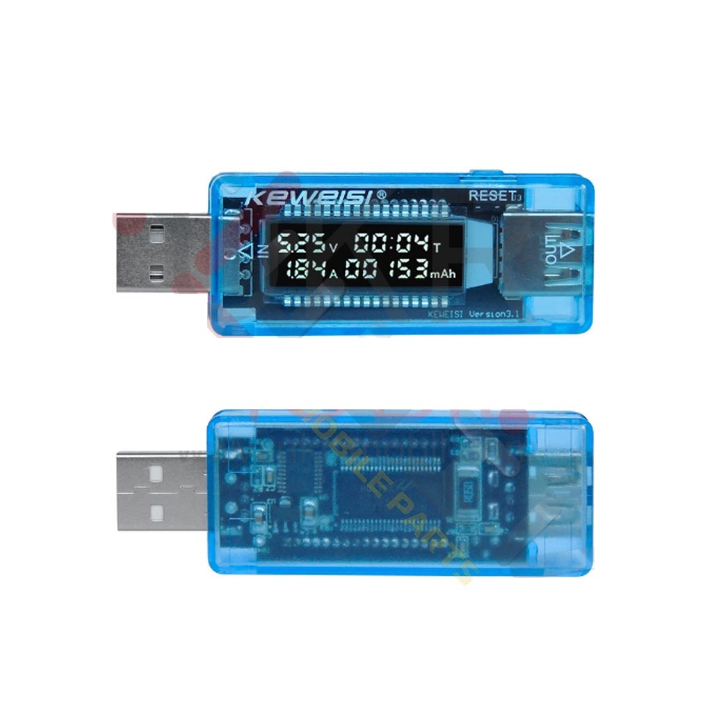 USB тестер струму Keweisi KWS-V21 (вольтметр-амперметр)