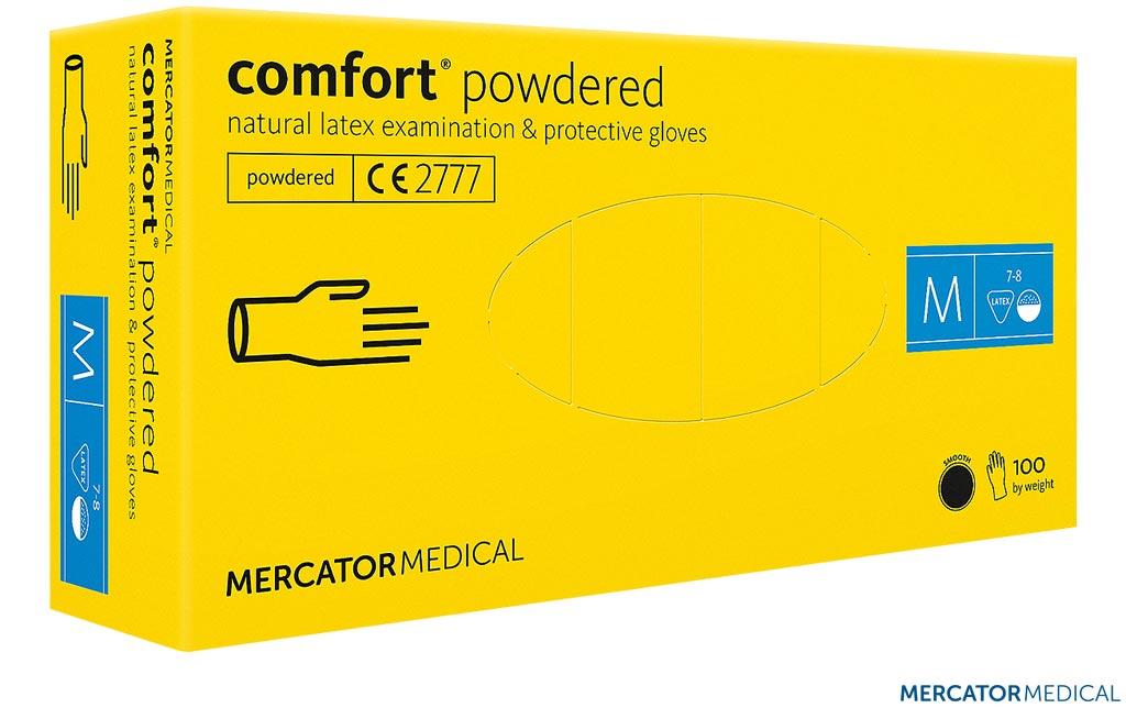 Рукавиці латексні напудрені RMM-COMFORT KR