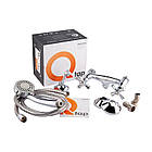 Двохвентильний змішувач латунний для душу колір хром Q-tap Liberty CRM 363, фото 5