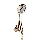 Двохвентильний змішувач латунний для душу колір золото Q-tap Liberty ORO 363, фото 5