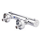 Термостатичний змішувач для душу колір хром Q-tap Inspai-Therm CRM T300100, фото 4
