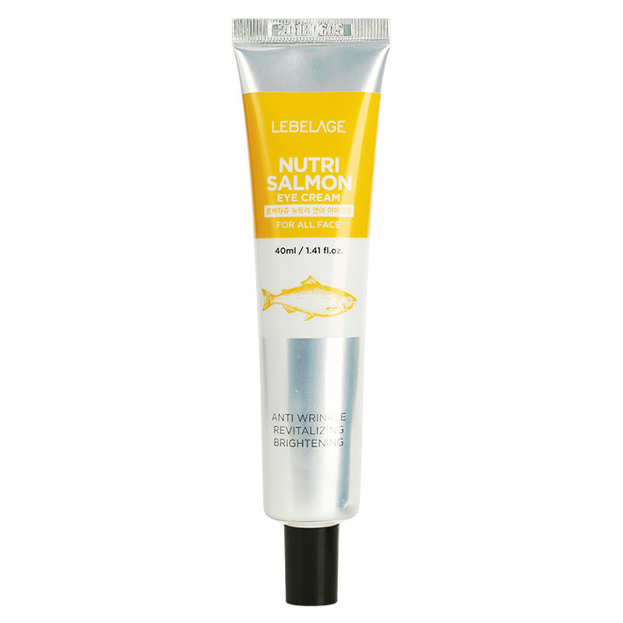 Поживний крем для очей з лососевою олією Lebelage Eye Cream Nutri Salmon 40 мл (8809317112008), фото 1