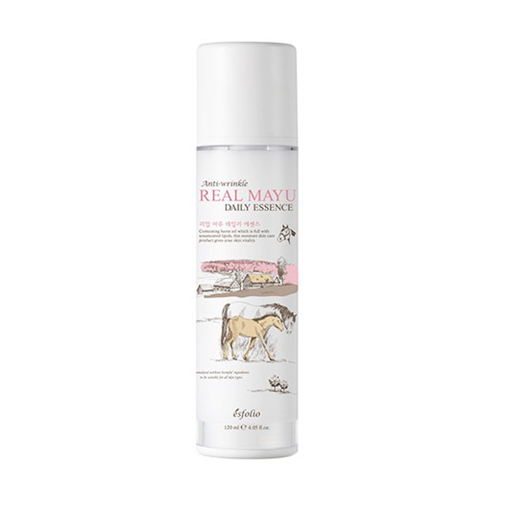 Есенція для обличчя з кінською олією Esfolio Real Mayu Daily Essence 120 мл (8809386882130)