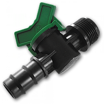 Кран AquaNova із зовнішньою різзю 3/4" і з'єднувачем 16 мм