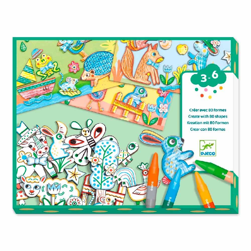 Набір для творчості Djeco  Світ для створення тварин DJ08997, фото 1