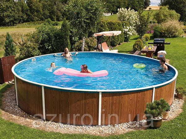 Басейн каркасний круглий Azuro Easy 5,5 х 1,2 м із пісочним фільтром