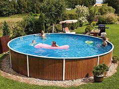 Басейн каркасний круглий Azuro 403DL 5.5 х 1.2 м морозостійкий