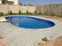 Басейн збірний овальний IBIZA (Ібіца) 5.25 х 3.2 х 1.5 з обладнанням, фото 5