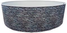 Басейн каркасний круглий Azuro Stone 3.6 х 1.2 м морозостійкий, фото 4