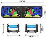 Платформа з упорами для віджимання від підлоги foldable push up board JT-006, фото 2