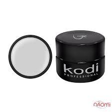 Кольорова гель-фарба Kodi в баночці 4 мл, колір білий