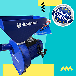 Зернодробарка Huaqvarna EFS 4300 (4.3 кВт, 320 кг/год). Кормоізмельчітель для зерна і качанів кукурудзи