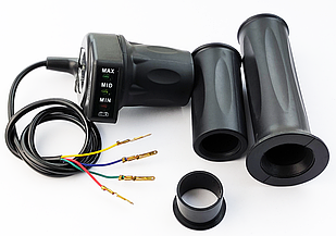 Ручка газу з індикатором заряду акумулятора 48V дитячих електроквадроциклів Profi HB6  Crosser