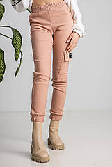 Підліткові штани карго, джогери котон, для дівчаток розмір 158