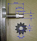 Двигун дитячого електроквадроцикла 24V 300W YH1016 18A 2750 RPM, фото 3