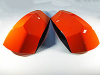 Пластик квадроцикла оранжево-черный с ухом на 2 крепления