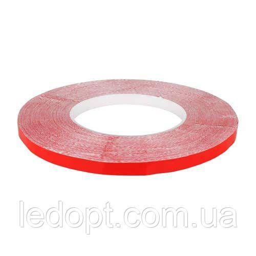 Скотч AT-2s-200-95-50-RED (9,5 мм х 50м) тканинна основа, червоний колір