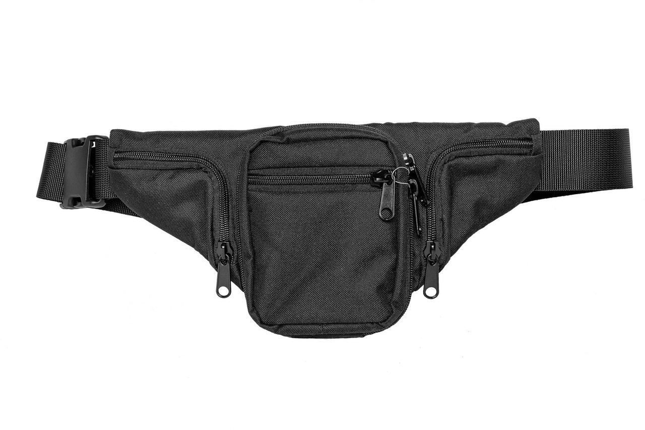 Сумка A-line A32 синтетична поясна з кобурою чорна, фото 1