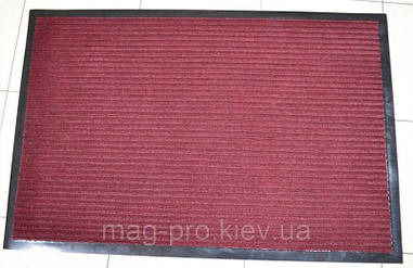 Брудозахисний килимок 40*60 Вельвет (VelVet) Колір червоний 21