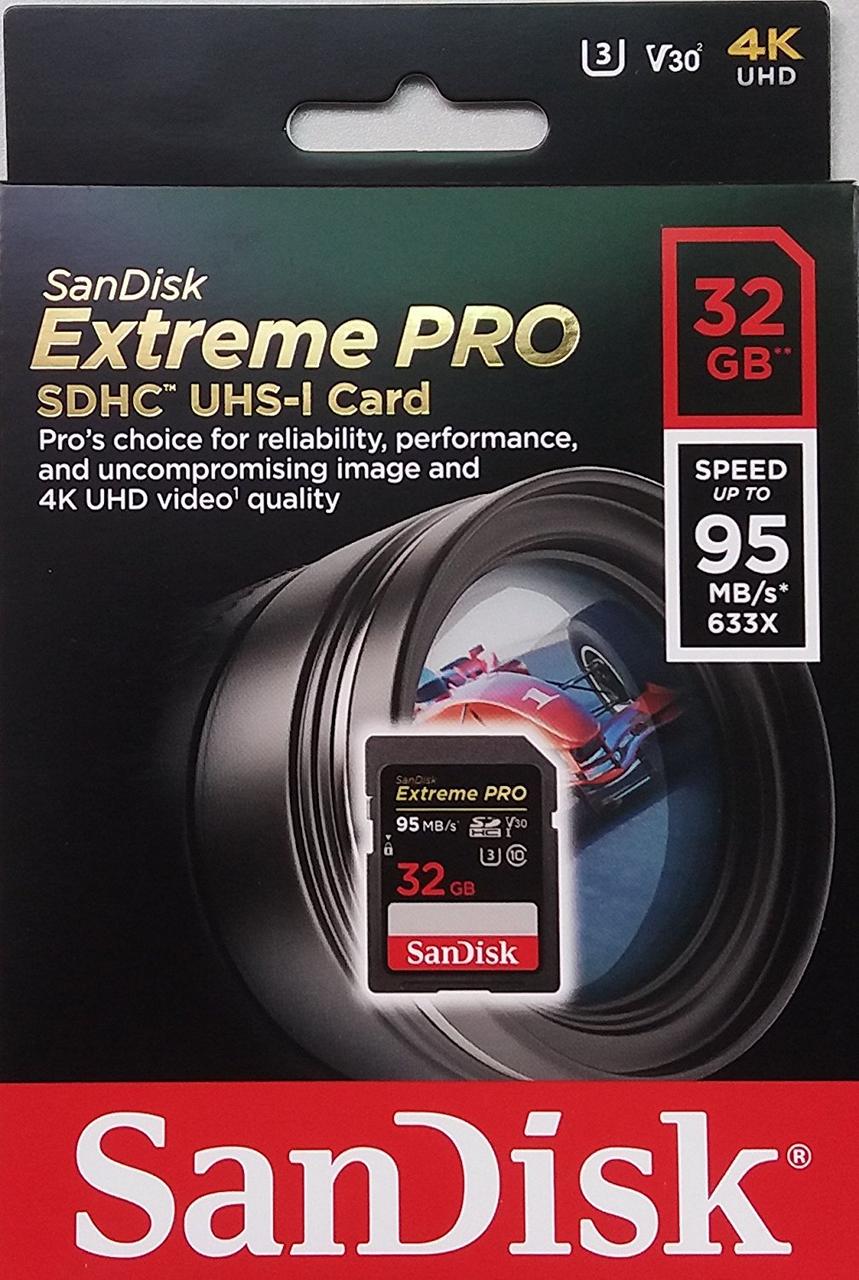 Карта пам'яті SanDisk 32GB microSDXC C10 UHS-I R80MB/s Ultra + SD