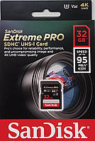 Карта пам'яті SanDisk 32GB microSDXC C10 UHS-I R80MB/s Ultra + SD