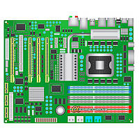 Материнська плата Dynamode 865 (s478 • 865 • 2xDDR) MIX БУ