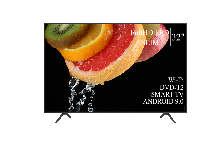 Сучасний Телевізор Hisense 32" Smart-TV FullHD T2 USB Гарантія 1 РІК! Android 9.0