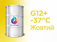 Антифриз NanoFrost G12/G12+ ULTRA (желтый) бочка 220 кг