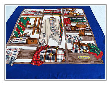 Хустка Burberry шовк, фото 2