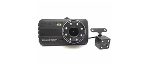 Відеореєстратор на авто + (камера заднього виду) DVR Dual Lens(2 камери) Full HD