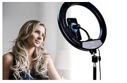 Кільцева LED лампа Ring Fill Light 320B з тримачем для телефону