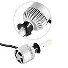 S2 Лампа світлодіодна цоколь H1 (к-кт 2 шт) 12/24V, 36W, 4000Lm + вентилятор (авиац. алюмін. профілю.), фото 2