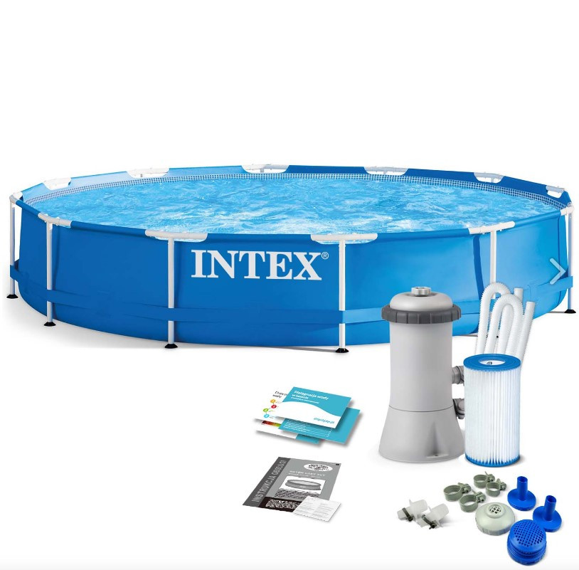 Бассейн Intex 28212 Ø 366 х 76 см, фильтр- насос - фото 2 - id-p318240833