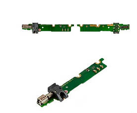 Шлейф (Flat cable) Huawei Honor 3 з роз'ємом навушників, вібродзвінком